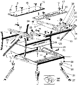 Part Location Diagram of 242430-01 Black and Decker STAY,RH SIDE